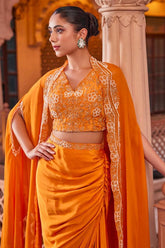 Indowestern Cape-Set